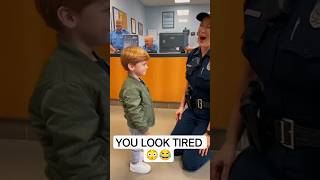 Little Boy Roasts Police Officer… Her Reaction Is Priceless 😂🚔 #shortsviral #shorts #trending