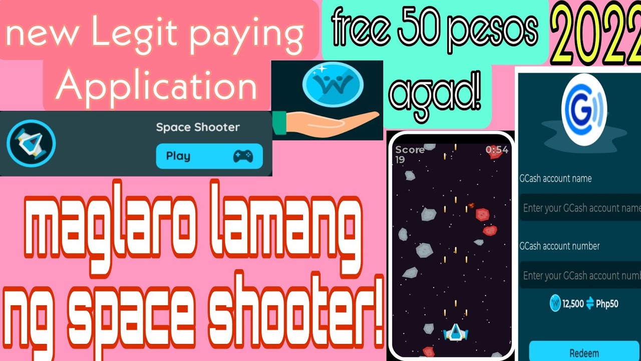 PAANO KUMITA NG LIBRENG PERA SA GCASH SA PAGLALARO LAMANG NG SPACE SHOOTER!|NO NEED INVITE TO PAYOUT