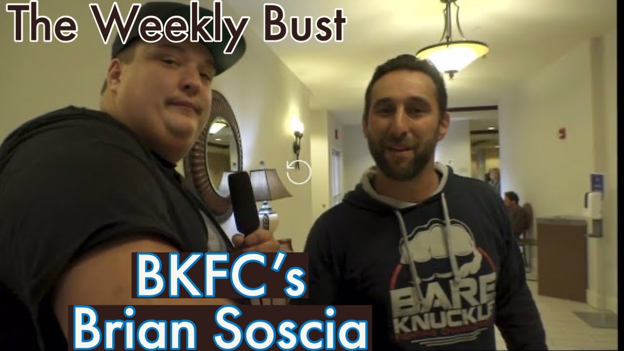 BKFC’S BRIAN SOSCIA THANKS THE WEEKLY BUST #shorts