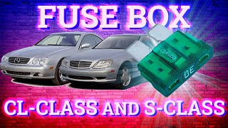 Mercedes Benz Cl Cl And S Cl 1999-2006 Fuse Box Diagrams