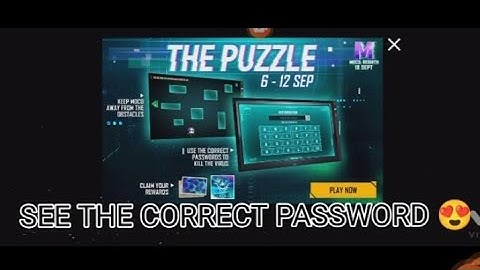 How To Solve Moco Puzzle Freefire | Moco Puzzle Event Ka Password Kya Hai? | Moco Door Password |