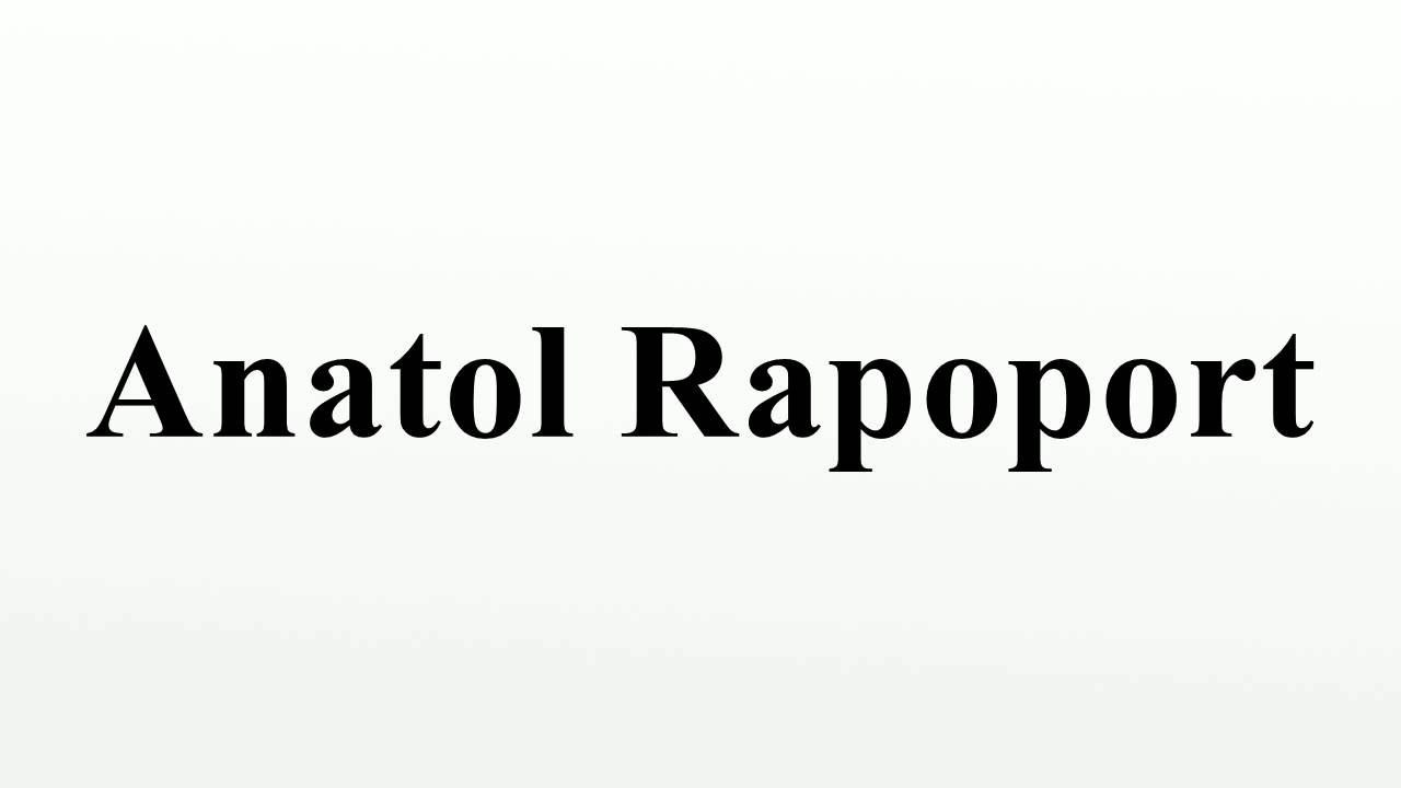 Anatol Rapoport