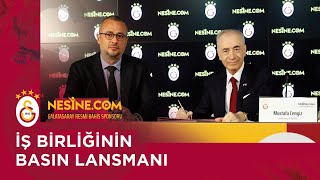 🔴 📺 Galatasaray & Nesine.com sponsorluk anlaşması imza töreni