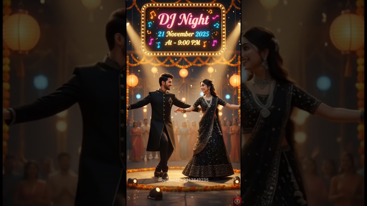 Morden Royal 3D Wedding Invitation Video 💍 Just ₹999 | Cinematic Wedding Invite 2025