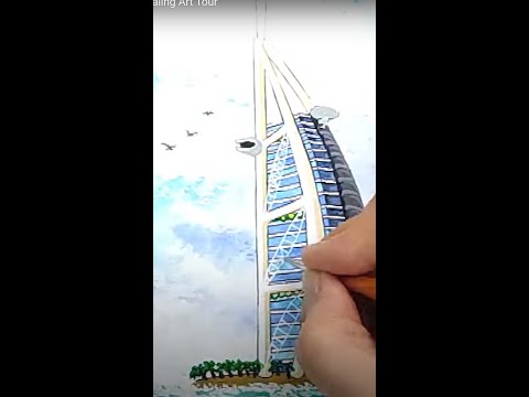 Burj Al Arab, Dubai Landmarks [90] Healing Art Tour
