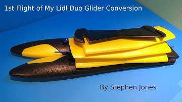 1st Flight of my Duo Glider