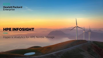 Take a tour and learn about Hyper-V Analytics for HPE InfoSight