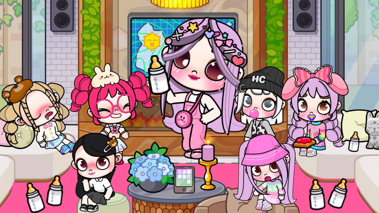 I Became Babysitter in Avatar World 👶🏻🍼💓 | Toca Life Story | Toca Boca | Toca Life World