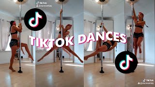 Pole dancing con canciones de TikTok