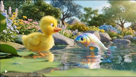 Vịt Con & Cá Cầu Vồng – Hành Trình Khám Phá Hồ Nước Kỳ Diệu