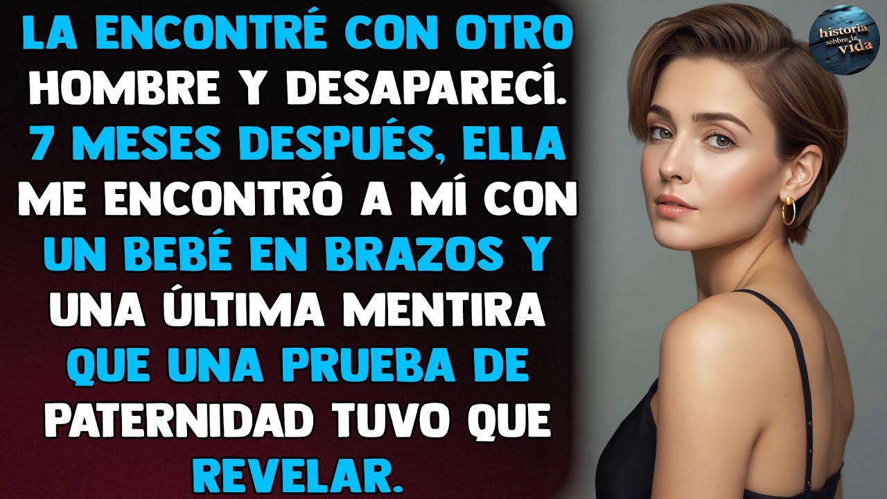 La encontré con otro hombre y desaparecí. 7 meses después, ella me encontró a mí con un bebé en...