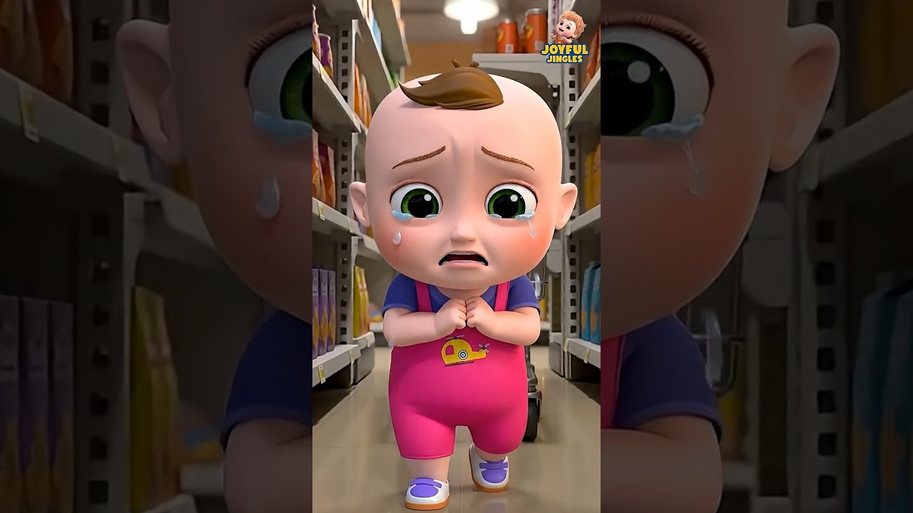 Baby Lost In Shopping Mall 😢 | Mommy Finds ❤️ Baby & Love | Baby Cartoon #shorts