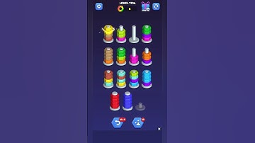 nut sort game/ level 1706 #shorts #ammycandycrush #gameplay #puzzlegames #mobilegames