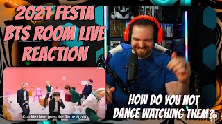 Reaction Turns Dance Party! [2021 FESTA] BTS (방탄소년단) BTS ROOM LIVE