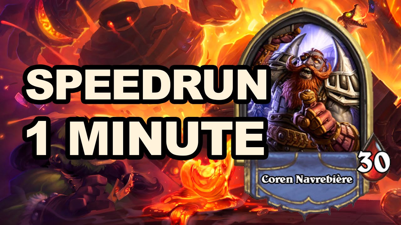 histoire du soldat Tuer Coren Navrebière en 1 minute - Mont Rochenoire Hearthstone