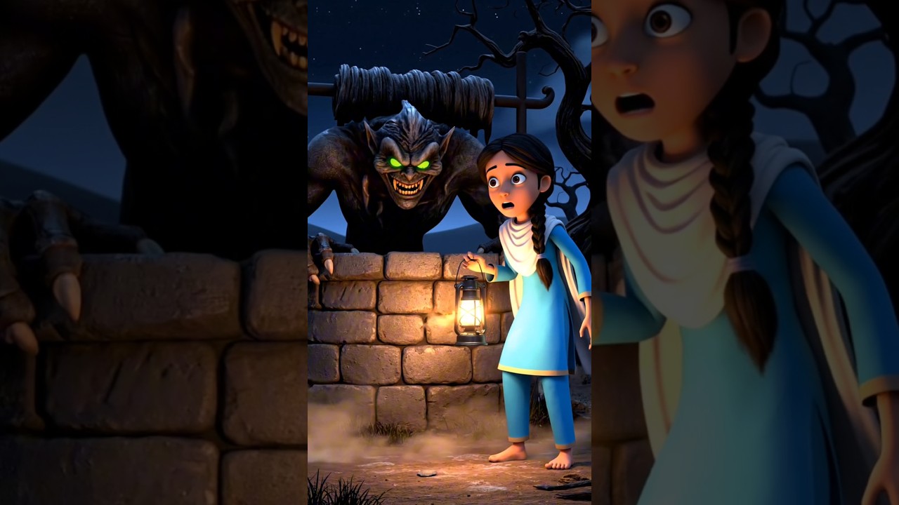 Village Girl Meets a Jinn in the Well | Short Horror Story 