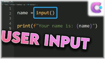 How to get User Input in Python - Tutorial | CodeMiner