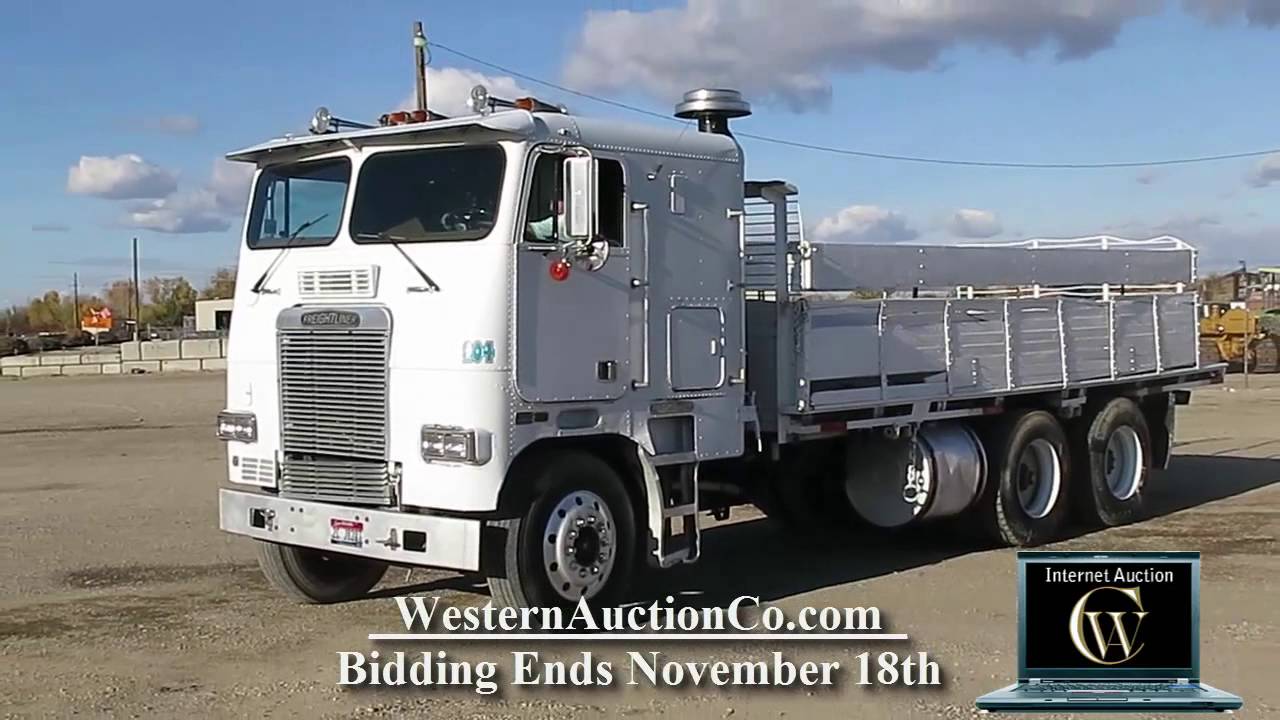 116 1985 Freightliner COE For Sale At Auction! YouTube