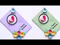 Easy & Beautiful DIY Birthday Card Handmade | Quick Card Making Tutorial!