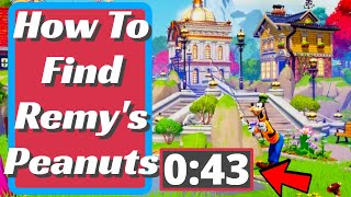 How To Find Remy's Peanuts In Disney Dreamlight Valley Information