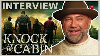 Dave Bautista LOVES helping people *KNOCK AT THE CABIN Interview*