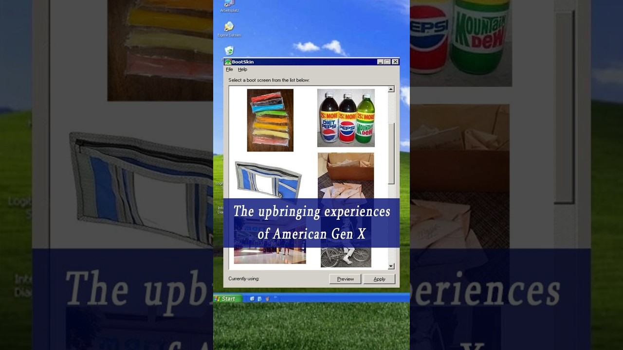 The childhood experiences of American Gen X kids.