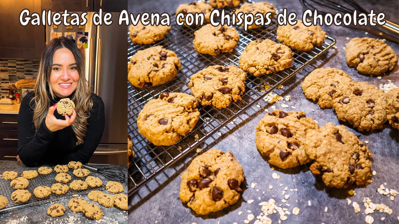 GALLETAS DE AVENA CON CHOCOLATE - Club Todos Somos Chef
