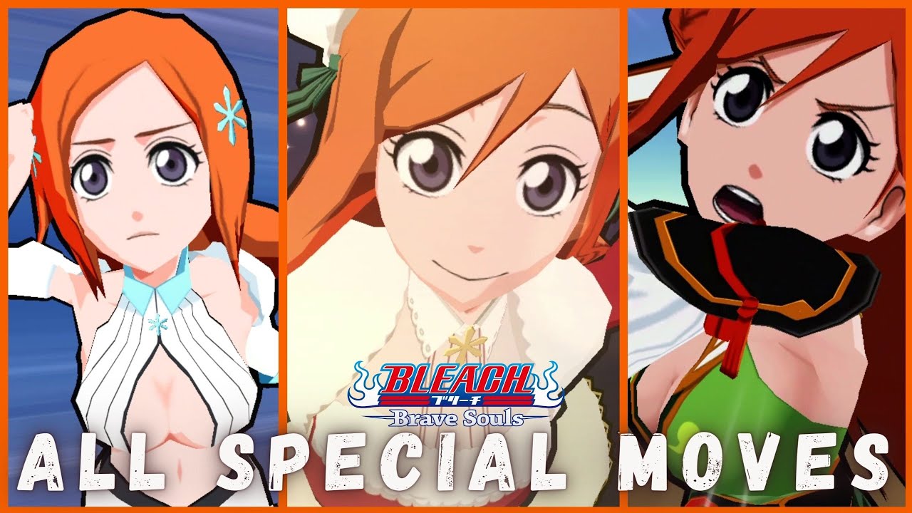 All Orihime Special Moves Bleach Brave Souls YouTube