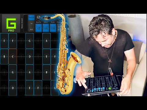 Saxophone Improvisation on Geoshred iPad | Kostas Miliotakis