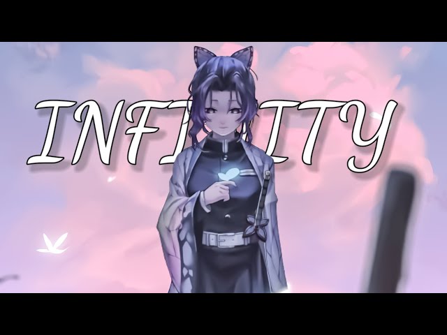 Nightcore - Infinity // female version // lyrics class=