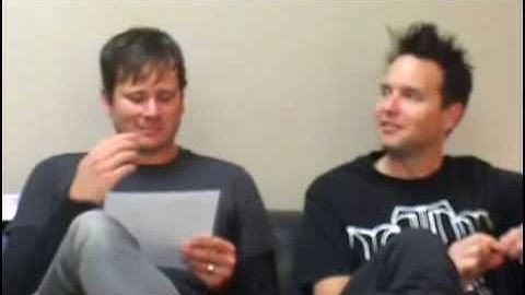 Blink 182-interveiw on fuel tv