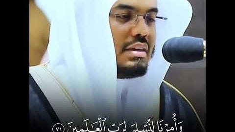سورة الأنعام - بصوت القارئ ياسر الدوسري
