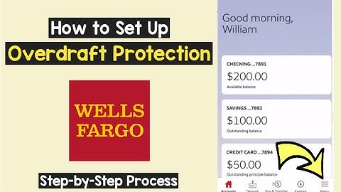 Wells Fargo Overdraft Protection Set up | Enable Wells Fargo Overdraft Protection | Fargo Overdraft