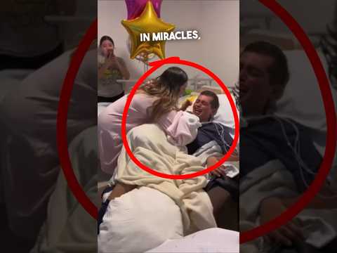 أستيقظ من غيبوبة بعد 10 أيام و وجد زوجته قد أنجبت طفلته الأولى شاهد ردة فعله Shorts 