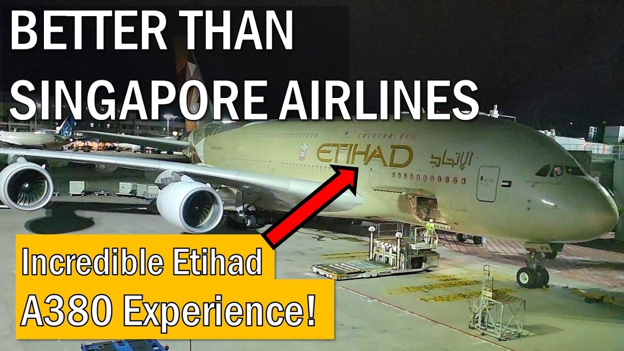 Trip Report | Etihad Airways A380-800 | Better than Singapore Airlines? | EY499 SIN to AUH | Economy