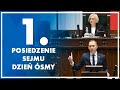 1. Posiedzenie Sejmu - dzień ósmy,  7 grudnia 2023 r. image