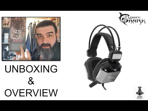 White Shark - JAGUAR 7.1 - Gaming Headset Unboxing Overview  @armcomtrading