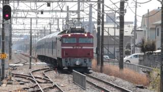【試9501レ】JR宇都宮線 EF81-81+24系25型7両 雀宮通過