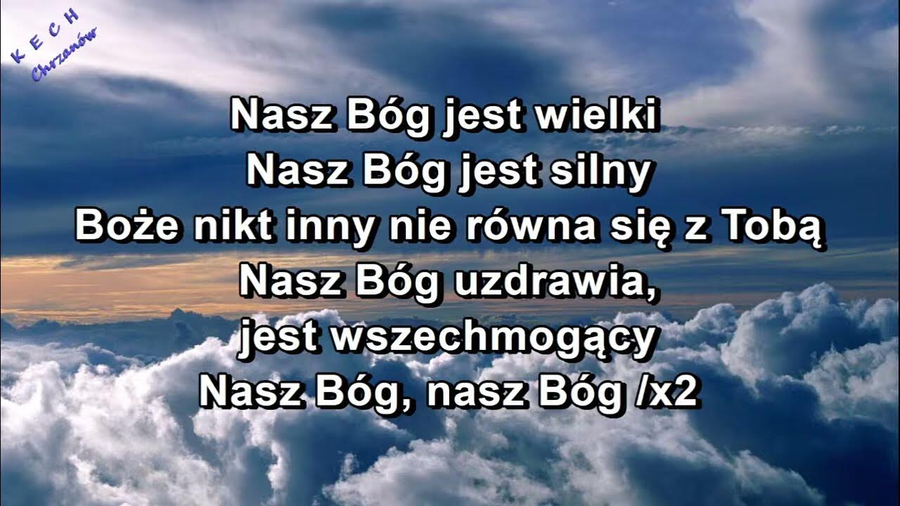 Na Bębenku Sobie Gram Tekst Wodę zamieniłeś w wino / Nasz Bóg jest wielki - YouTube