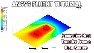 ANSYS Fluent Tutorial | Convective Heat Transfer From a Heat Source | Source Term Modeling |ANSYSR19