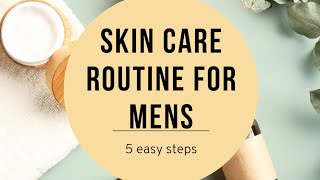 skin care for men || mens facial care || Grooming routine for men || krishu creators