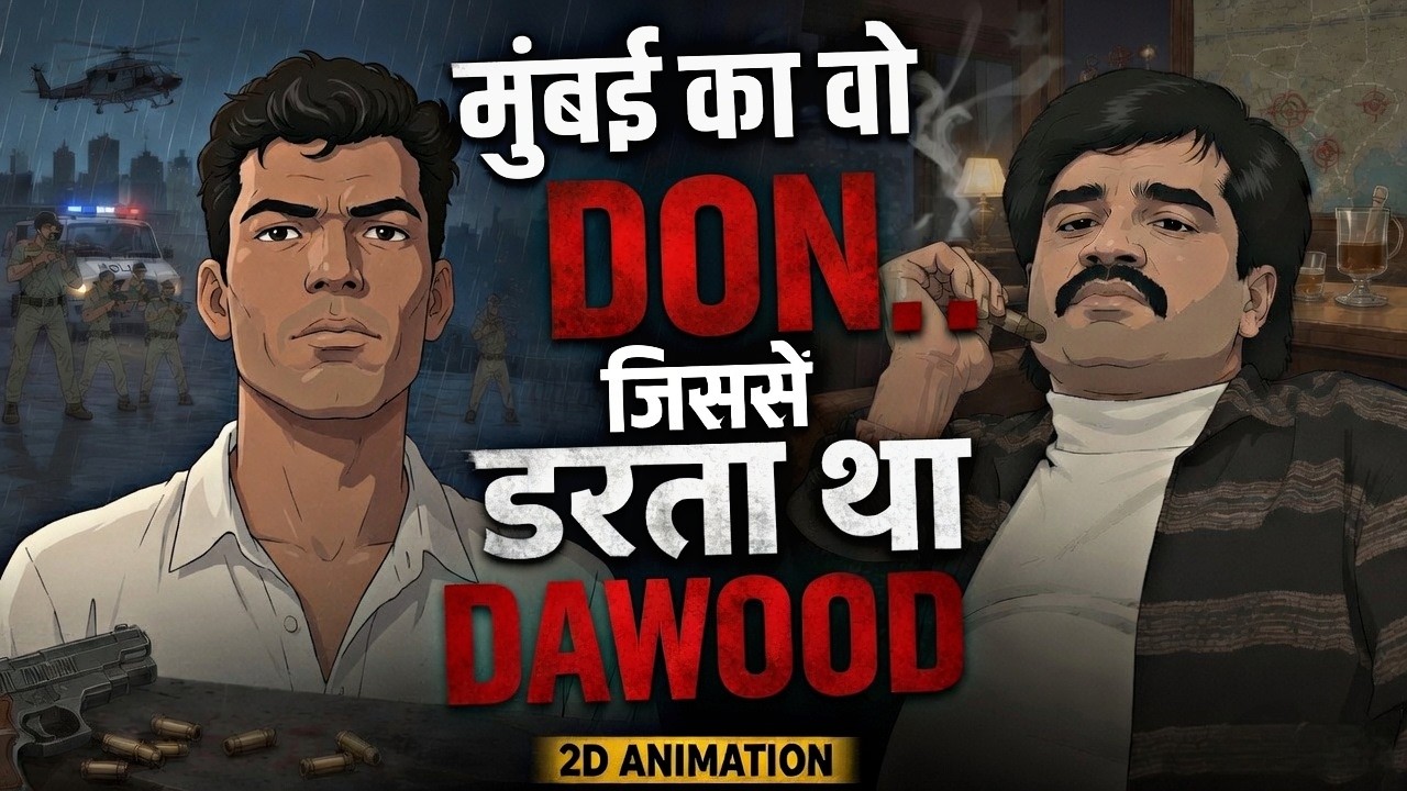 The Mumbai Don Who Terrified Dawood Ibrahim | Manya Surve | 2D Animation