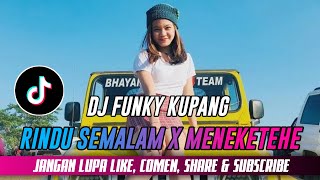 DJ FUNKY KUPANG !!! RINDU SEMALAM X MENEKETEHE (DHANY HABA) #akletu_style