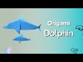 Origami Dolphin Paper Sea Animals Simple Diy Marine Animals Crafts Origamiocean4322 