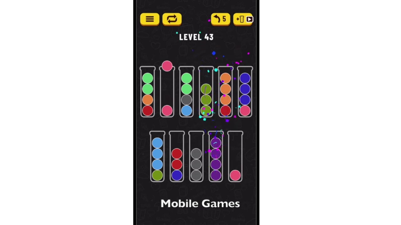 Ball Sort Level 43 Walkthrough
