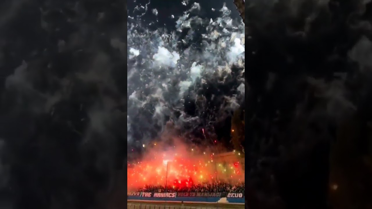 Amazing pyro show from Zeljenicar Sarajevo 