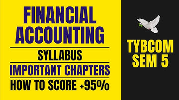 TYBCOM SEM 5 Financial Accounting Syllabus | Mumbai University