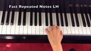 Fast Repeated Notes: Reminder Video