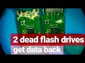 recovering data from flash drive using another dead flash drive