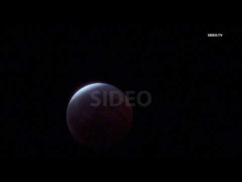 Deep Partial Lunar Eclipse Over San Diego - Timelapse From Mount Helix in La Mesa